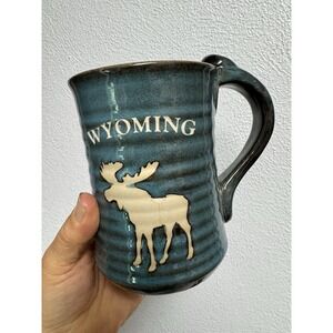 Wyoming Moose Mug Large Glazed